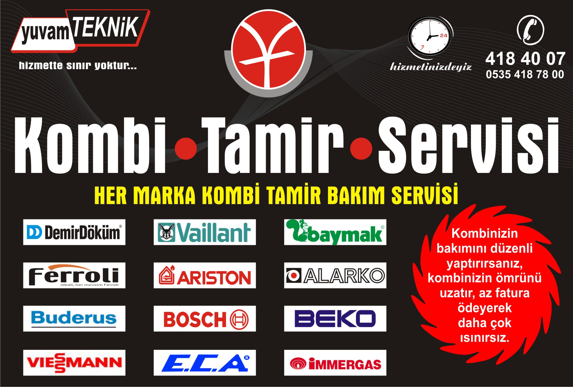 Kombi Servisi Dikmen Ankara