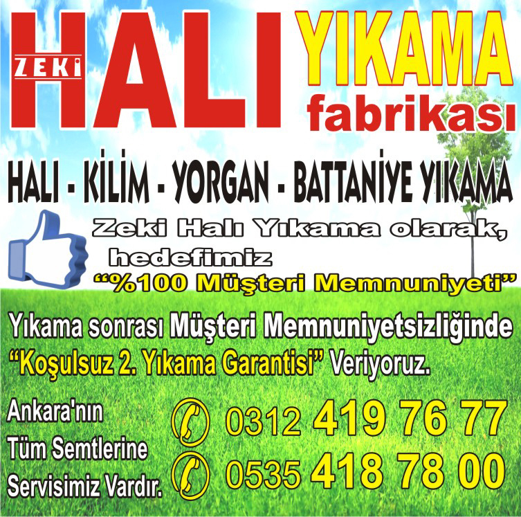 Halı Yıkama Yüzüncüyıl Ankara