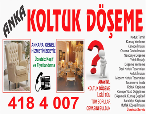 Koltuk Döşeme Firmaları Ankara