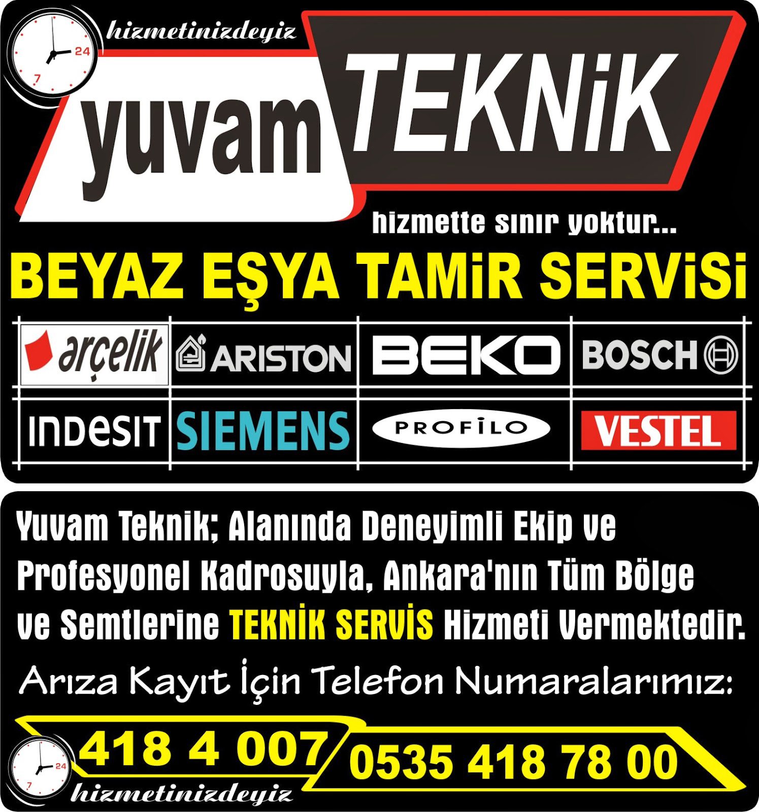 Siemens Servisi Çayyolu Ankara
